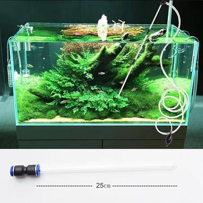 Fish Tank Cleaner Vacuum Aquarium Vacuum Gravel Cleaner Aquarium Cleaning Tools Siphon for Small Fish Tanks