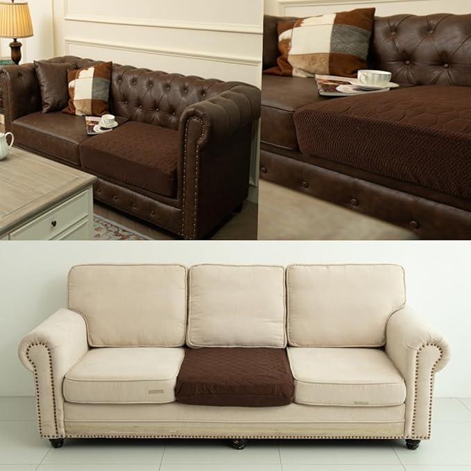 nanbowang Waterproof Dog Bed Covers Replacement Washable Pet Hair Easy to Remove 32x40 Brown