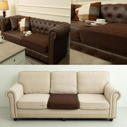 nanbowang Waterproof Dog Bed Covers Replacement Washable Pet Hair Easy to Remove 22x35 Brown