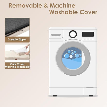 EHEYCIGA Orthopedic XXL Dog Beds for Jumbo Dogs with Removable Washable Cover for Crate 47x29