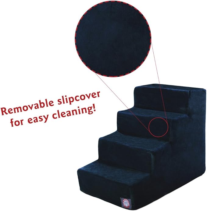 Majestic Pet 4 Step Portable Dog Stairs 25 lbs