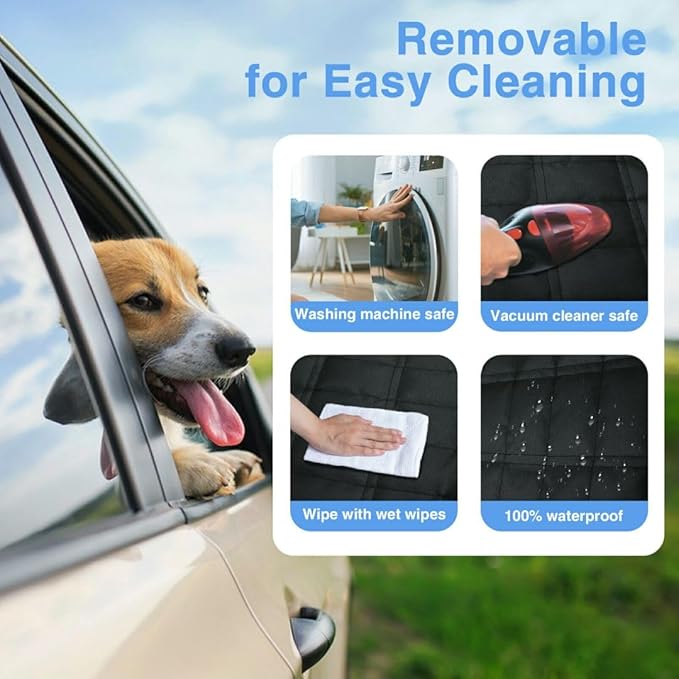 ZXYFE Back Seat Extender for Dogs 40% More