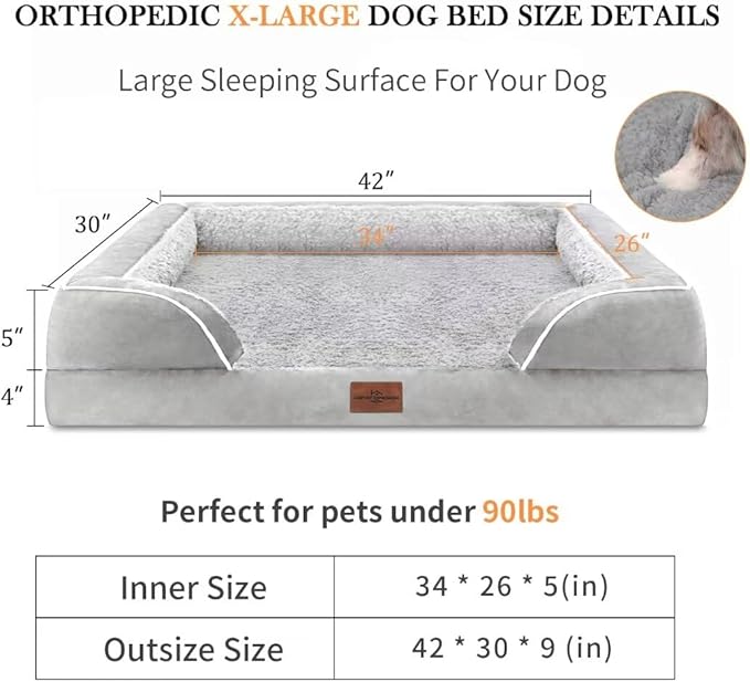 Memory Foam Cooling Dog Bed