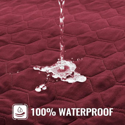 nanbowang Waterproof Dog Bed Covers Replacement Washable Pet Hair Easy to Remove (35X44X6 (1pack),