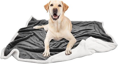 Kritter Planet Grey Large Dog Blanket 50x60 inches
