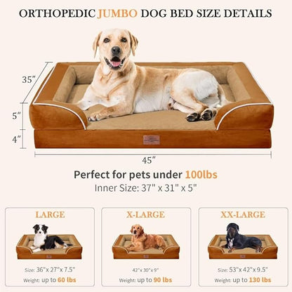 Orthopedic Dog Bed for Extra Large Dogs