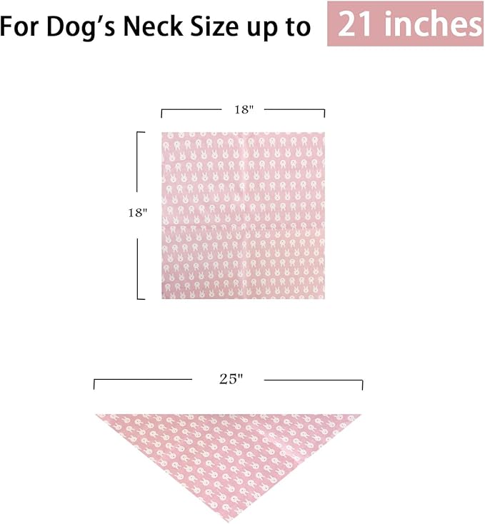 4 Pack Dog Bandana