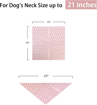 4 Pack Dog Bandana