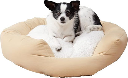 Maddie Donut Dog Bed with Removable Center Pillow (24" x 24")