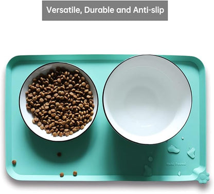 Hoki Found Silicone Pet Food Mats Tray