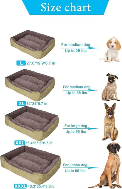 PUPPBUDD Dog Beds for Medium Dogs