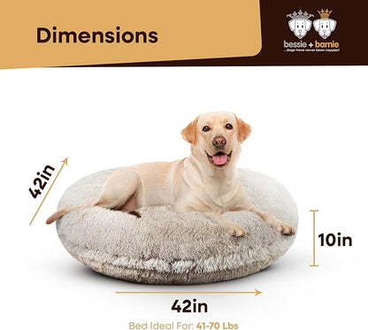 Bessie and Barnie Bagel Donut Dog Bed