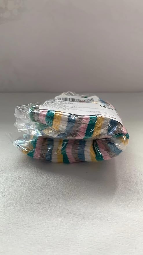 Small Medium Dog Clothes Rainbow Striped Dog Shirts Stretchable Long Sleeve Cat T-Shirt Pet Outfits for Chihuahua Yorkie Teddy (Green Edge