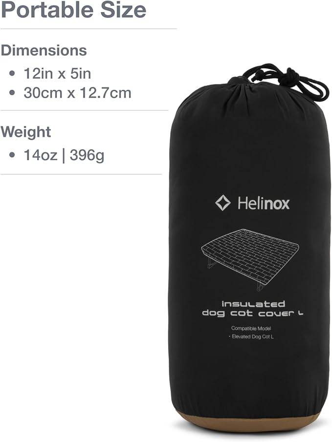 Helinox Dog Cot Warmer Insulation Layer Portable Dog Beds (40x28)