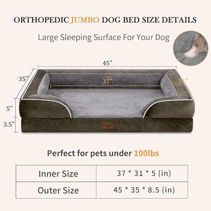 Cooling Dog Bed for Extra Large Dogs