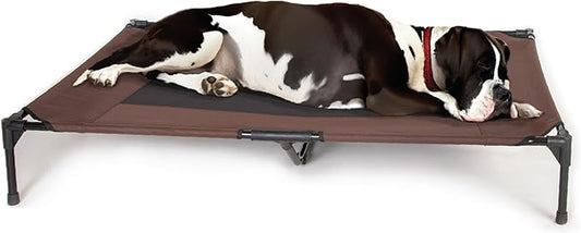 K&H Pet Products Dog Cots Beds for Large Dog- Elevated Outdoor Dog Cot Bed- Raised Dog Hammock Cooling Bed- Washable