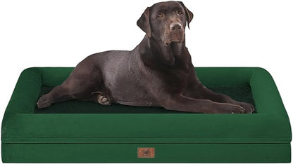Orthopedic Washable Large Dog Bed: Jumbo Dog Bed Bolster Waterproof