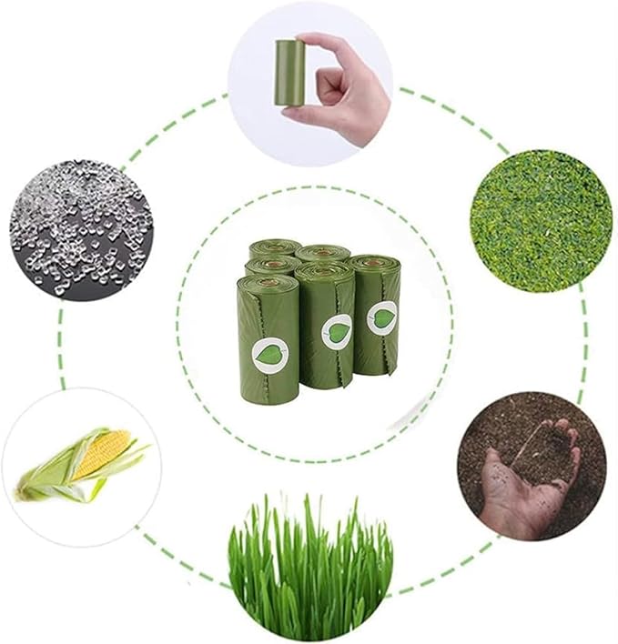 Dog Poop Waste Bags with Dispenser and Leash Clip 150 Count, 100% Leak 10 Refill