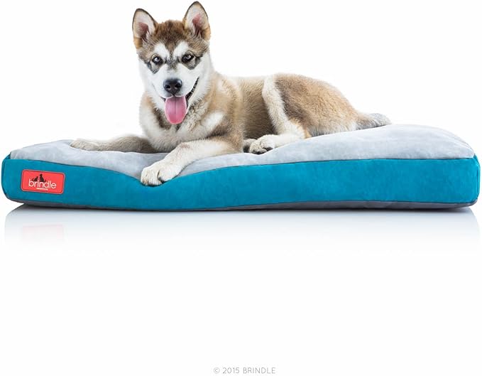 BRINDLE Teal Shredded Memory Foam Pet Bed