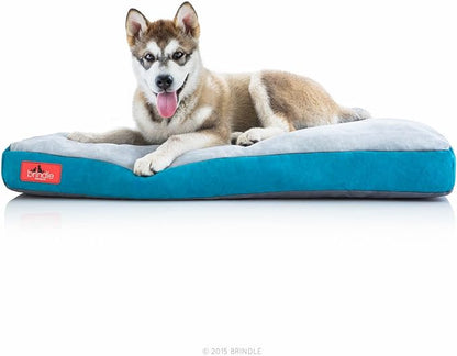 BRINDLE Teal Shredded Memory Foam Pet Bed
