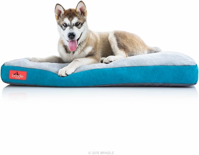 BRINDLE Teal Shredded Memory Foam Pet Bed