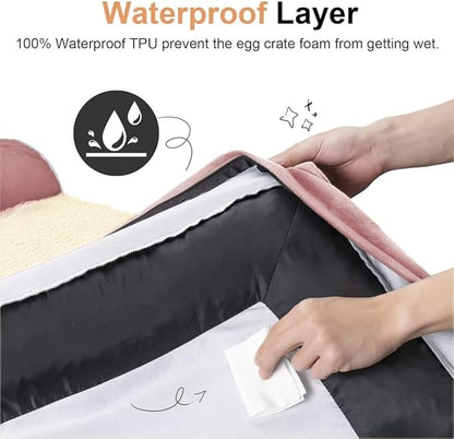 Large Dog Bed Orthopedic Washable: Beds Bolster XL Bed Large Big Dogs Memory Foam Couch Sofa Waterproof with Removable Cover