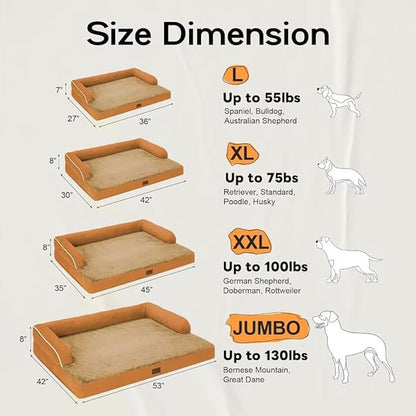 Large Dog Bed Orthopedic Washable