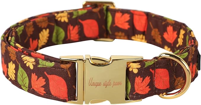 Unique style paws Dog Collar Metal Buckle Collar