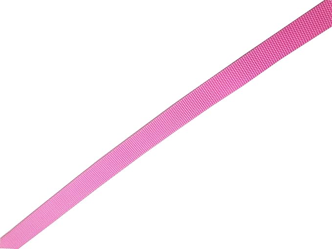 Adjustable Nylon Dog Collar 1 Inch 3/4 Inch 5/8 Inch (S(5/8" x 11-16"), PINK)