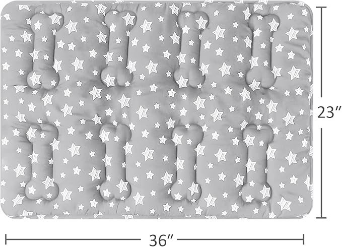 Dog Crate Mat (36" X 23") 2 Pack