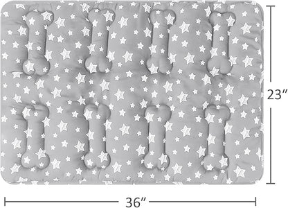 Dog Crate Mat (36" X 23") 2 Pack