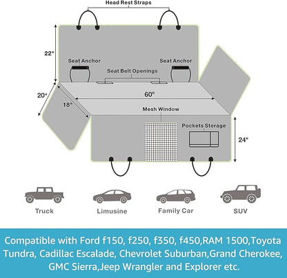 Lassie Dog Hammock for Truck F150 F250 F350 Dog