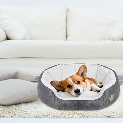 Round Dog Cat Beds Mattress Washable Pads Room