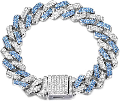 Chain Collar for Small Dogs Collar,15mm Wide (8 inch)