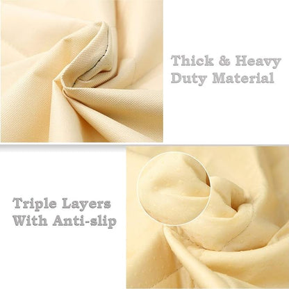 PET MAGASIN Durable Beige Pet Car Seat Cover