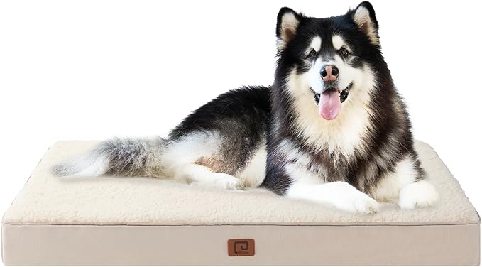 EHEYCIGA Orthopedic XXL Dog Beds for Jumbo Dogs with Removable Washable Cover for Crate 47x29