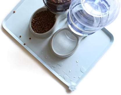 Hoki Found Large Silicone Pet Food Mats Tray