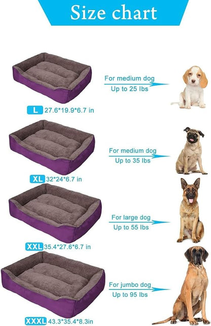 PUPPBUDD Dog Beds for Medium Dogs