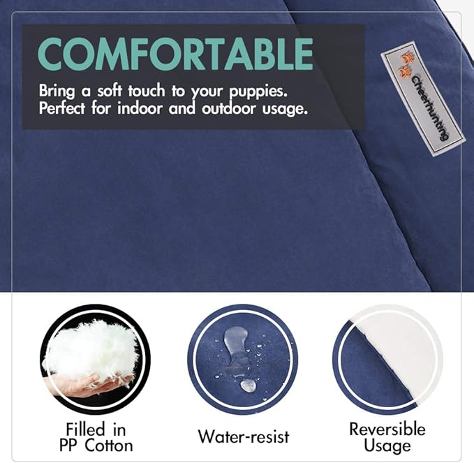 Camping Dog Bed Pet Bed 40”X32”