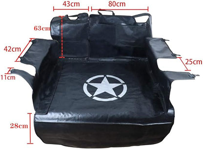 Pet Seat Proof Covers Dog Seat Covers Pet 2007-2024 Jeep 4-Door Heavy