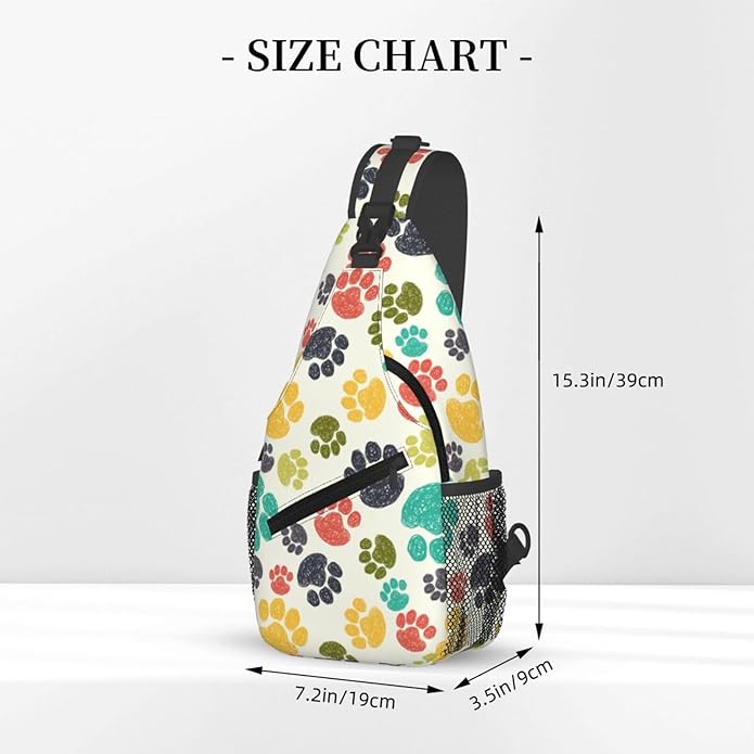 Stylish Sling Bag for Women Men Casual Backpack Crossbody Chest Shoulder Bag Gym Sports Travel Hiking Daypack