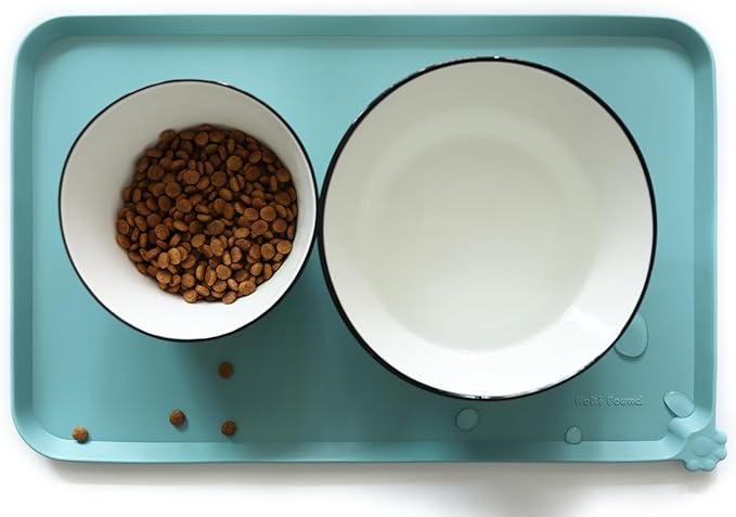 Hoki Found Silicone Pet Food Mats Tray