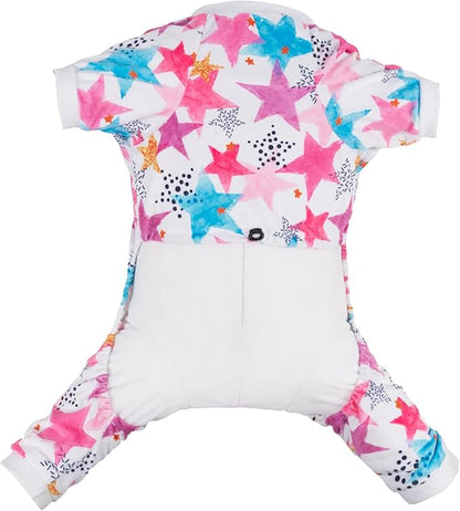 CuteBone Dog Pajamas Soft Fleece Puppy Clothes P181L Large