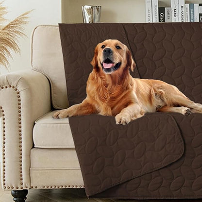 Ameritex Dog Bed Blanket Waterproof Reversible Dog Bed Cover Sofa Cover Pet Blanket for Furniture Bed Couch Sofa