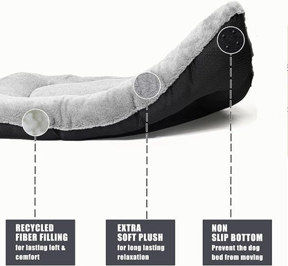 Dog Crate Bed 24 x 18 Washable 25 lbs