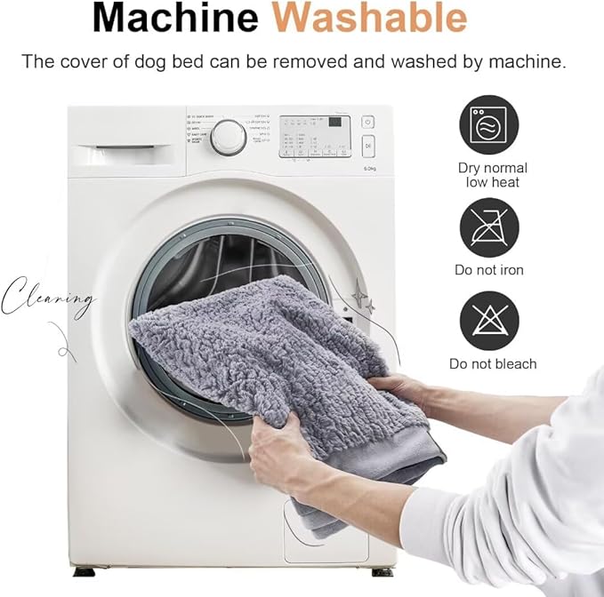 Large Dog Bed Orthopedic Washable: Beds Bolster XL