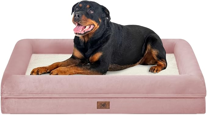 Orthopedic Washable Large Dog Bed: XXLarge Dog Bed Bolster Waterproof