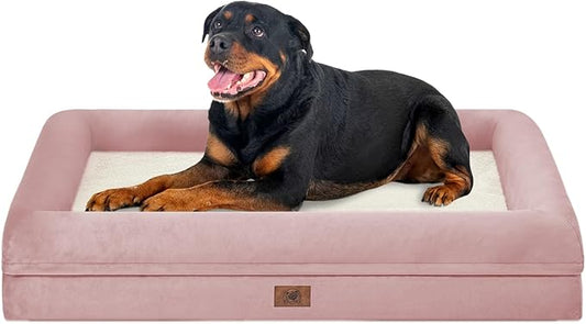 Orthopedic Washable Large Dog Bed: XXLarge Dog Bed Bolster Waterproof