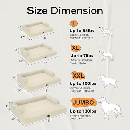 Large Dog Bed Orthopedic Washable