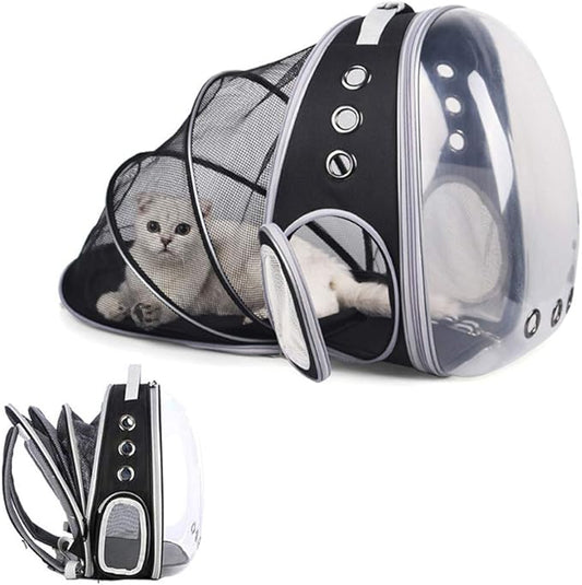 Bubble Backpack Carrier Airline-Approved Expanded Pet Backpack Carrier for Cats and Puppies